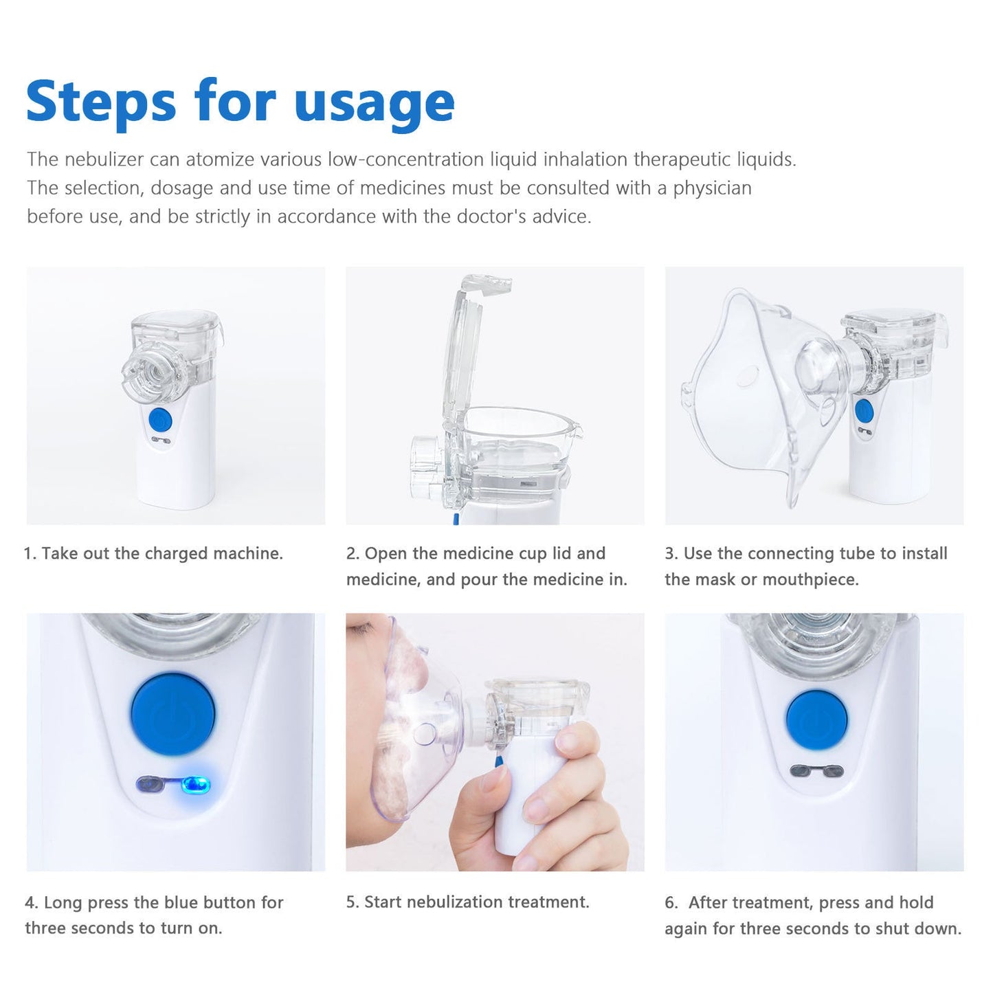 Portable Nebulizer for Kids and Adults