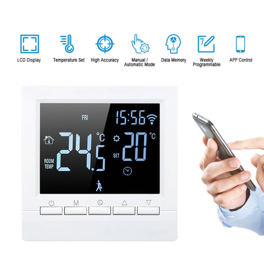 16A Wi Fi Thermostat Week Programmable Digital