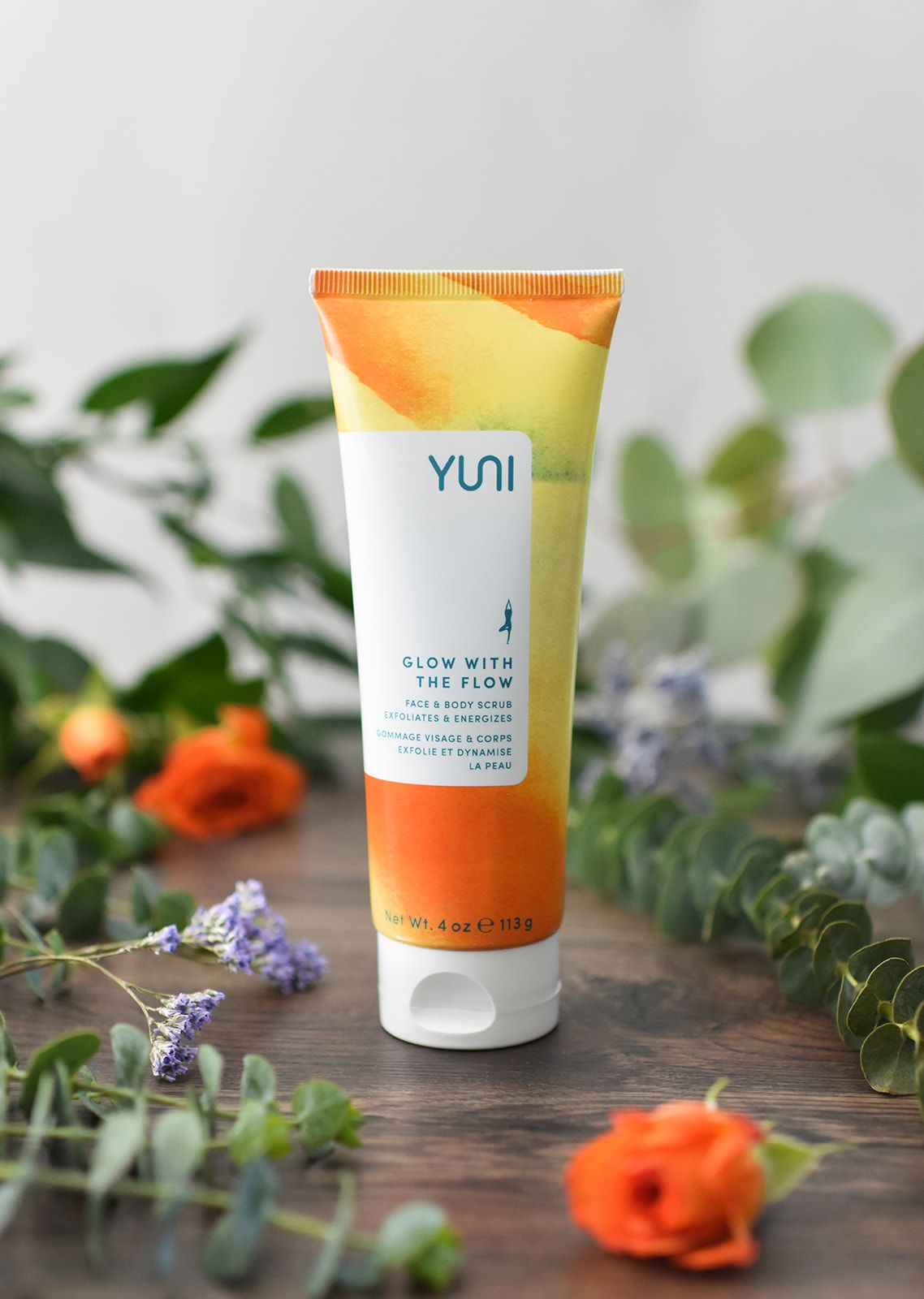 YUNI GLOW WITH THE FLOW Face and Body Scrub