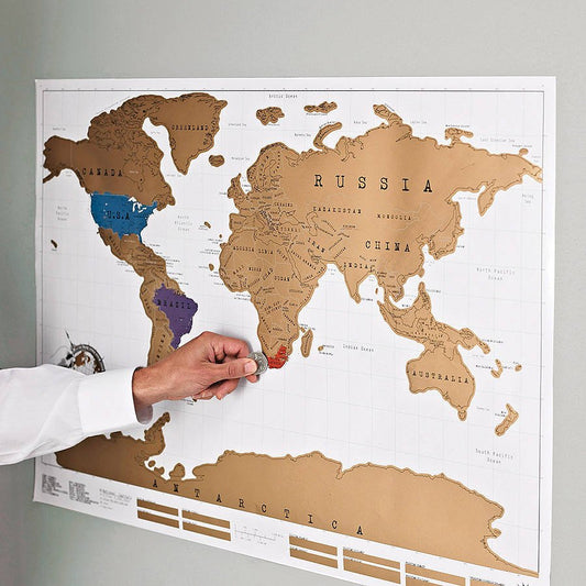 Scratch Off Map Poster