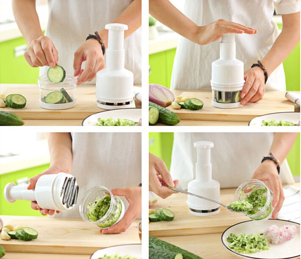 Vegetable Onion Garlic Chopper Crusher